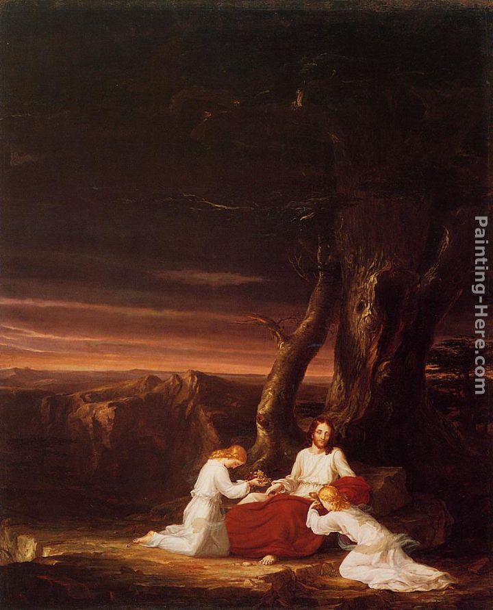 Angels Ministering to Christ in the Wilderness